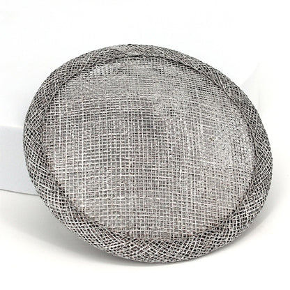Sinamay Straw Round Fascinator Base 10.5cm - HB007