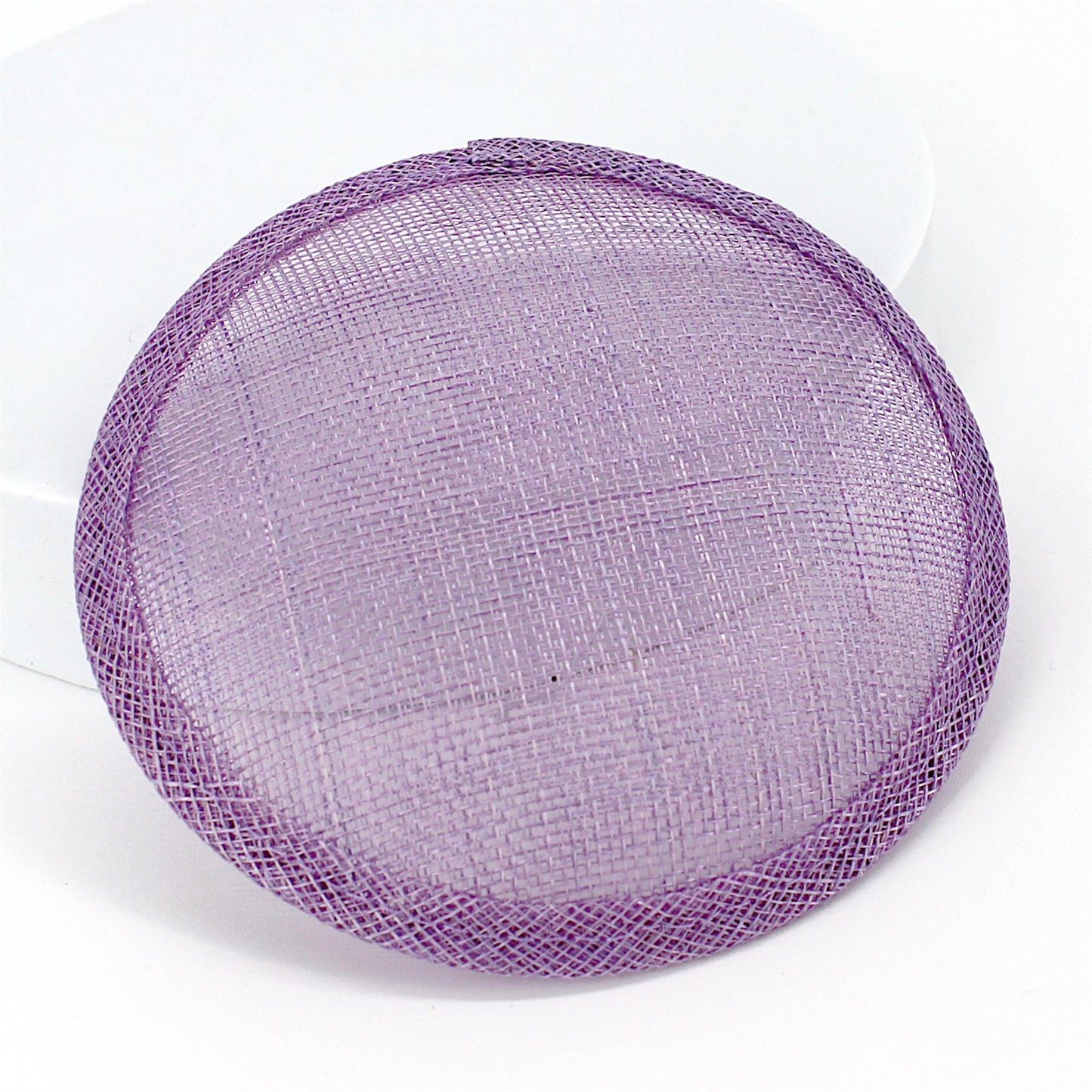 Sinamay Straw Round Fascinator Base 13.5cm - HB008