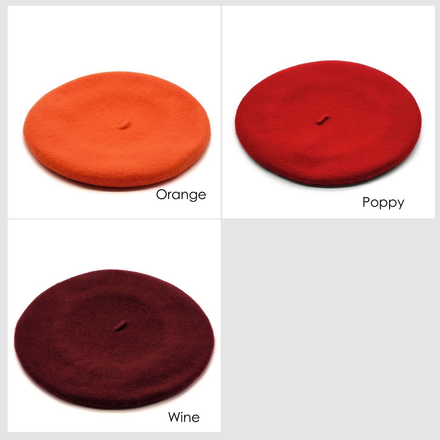 Traditional Wool Beret 27cm - HA037