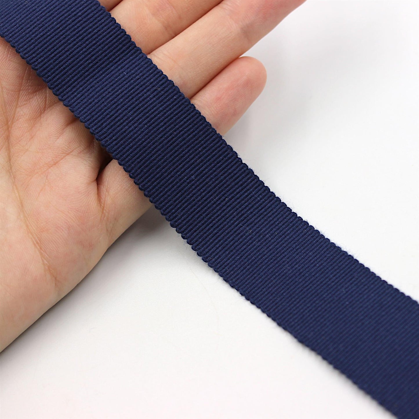 Cotton Petersham Ribbon - by the metre - 5436