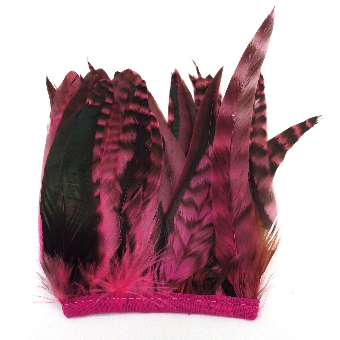 Chinchilla Feather Fringe 12cm x 10cm - FR003