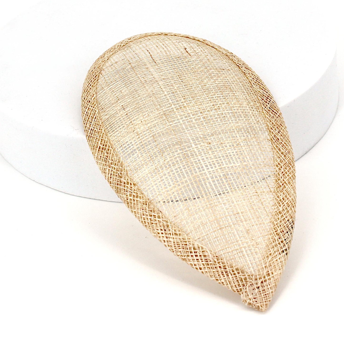 Sinamay Teardrop Fascinator Base 16cm - HB016