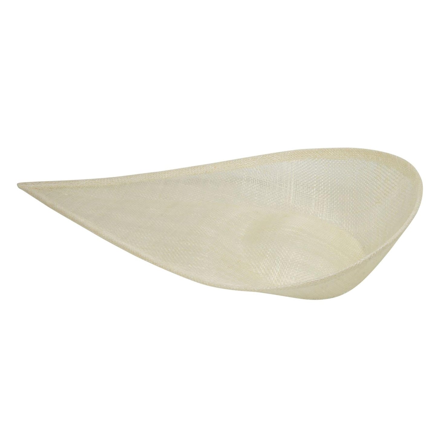 Pointed Sinamay Fascinator Base 18x33cm HA065