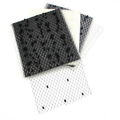 Merry Widow Veiling with Spots 30cm x1m - BR010