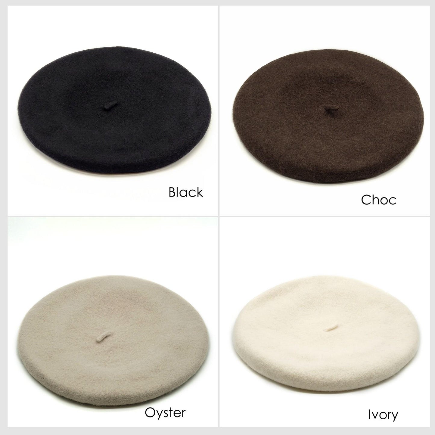 Traditional Wool Beret 27cm - HA037