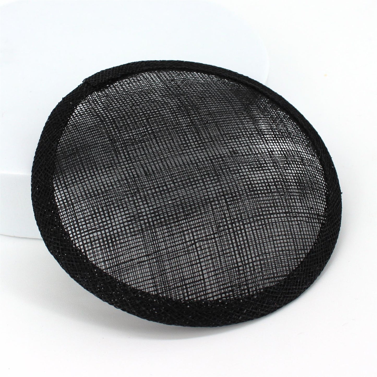Sinamay Straw Round Fascinator Base 13.5cm - HB008