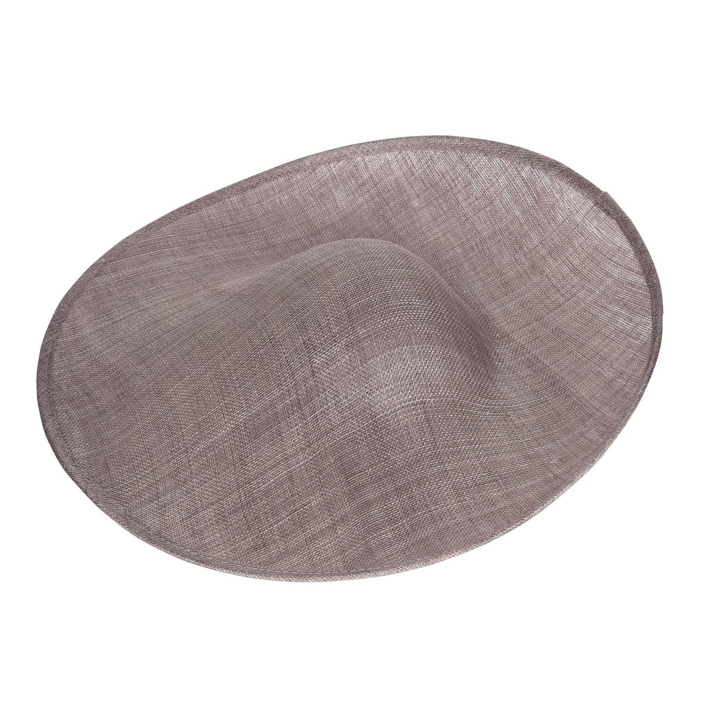 China Made Sinamay Side Sweep Hat Base 43x45cm - HA080A