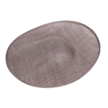 China Made Sinamay Side Sweep Hat Base 43x45cm - HA080A