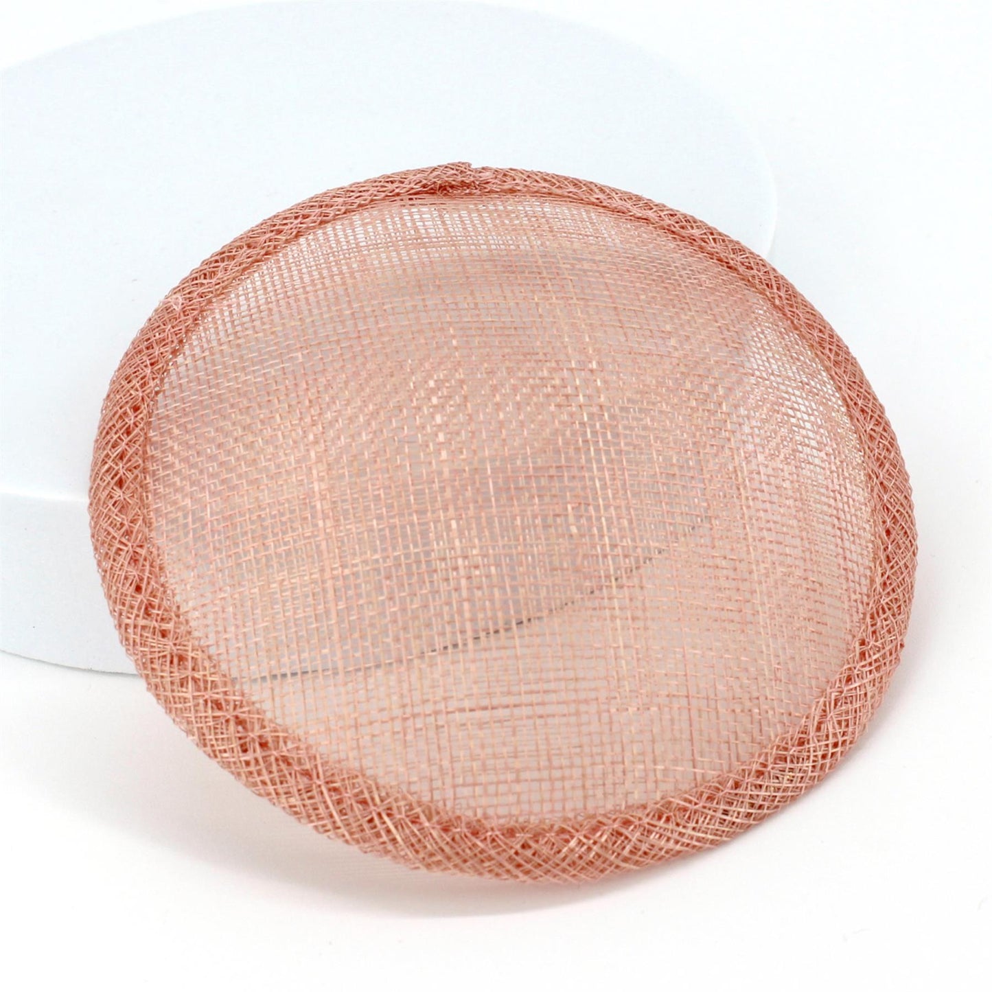 Sinamay Straw Round Fascinator Base 13.5cm - HB008