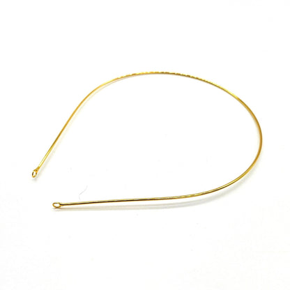 Headband Metal 1mm With Small Hole Ends HB031