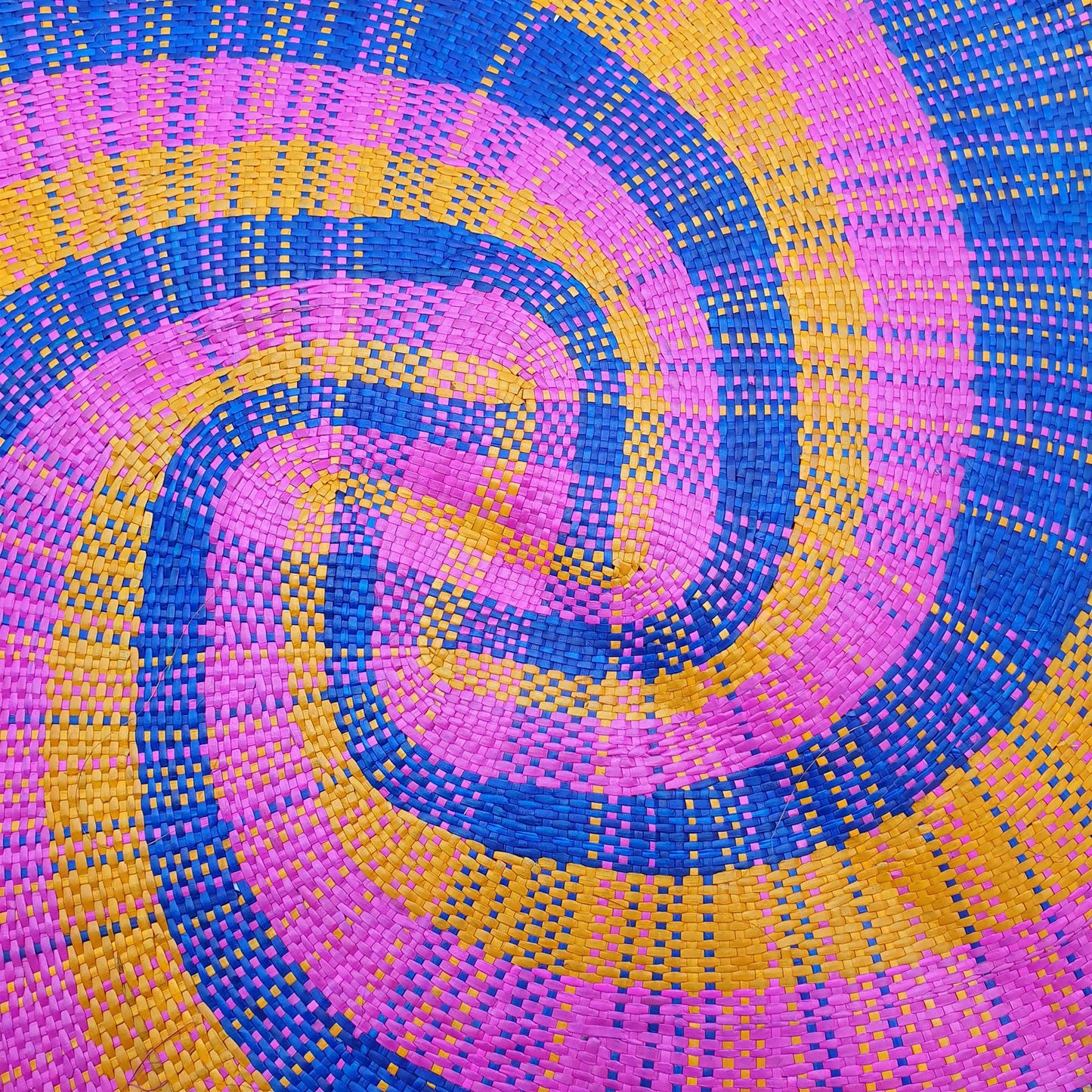 Multi Coloured Sabutan Mat Hat Base 70cm - HF006