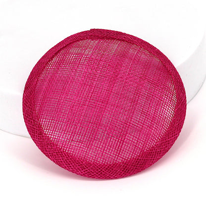 Sinamay Straw Round Fascinator Base 10.5cm - HB007