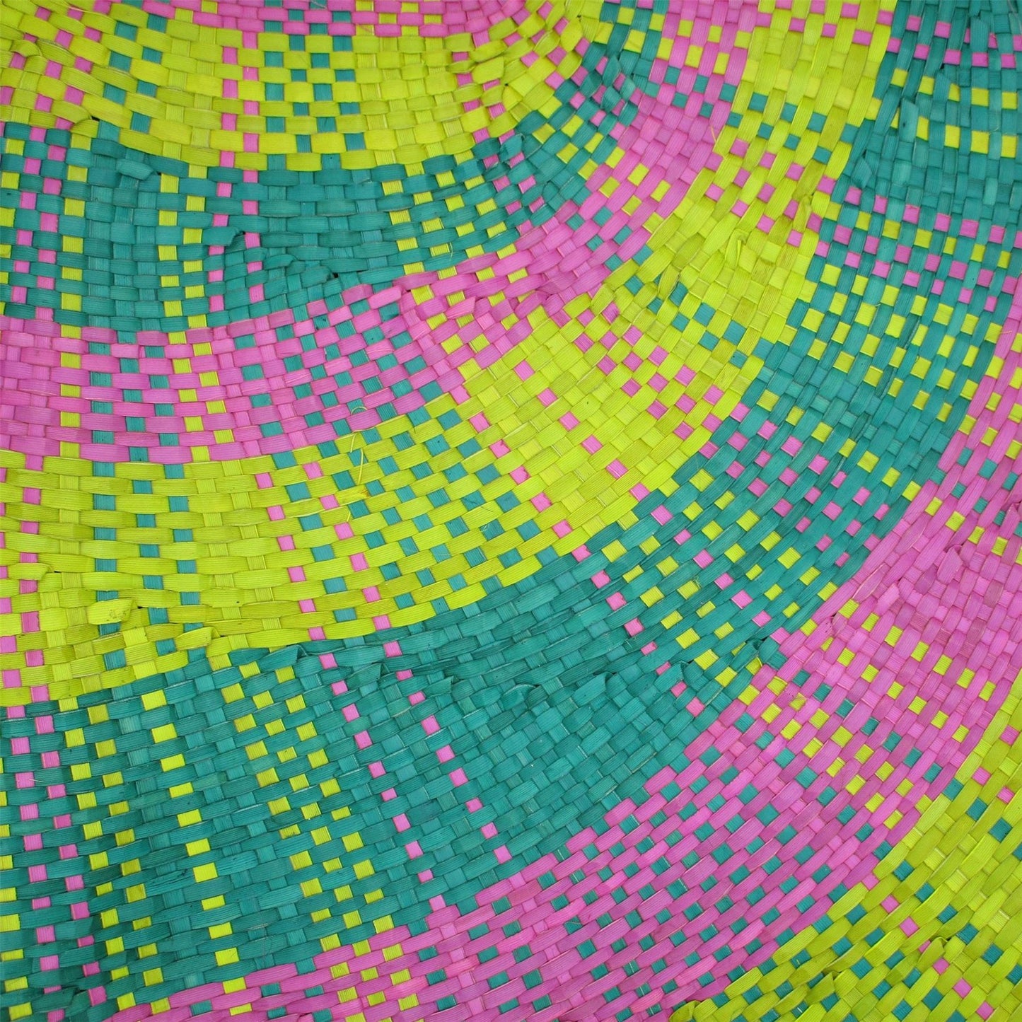 Multi Coloured Sabutan Mat Hat Base 70cm - HF006