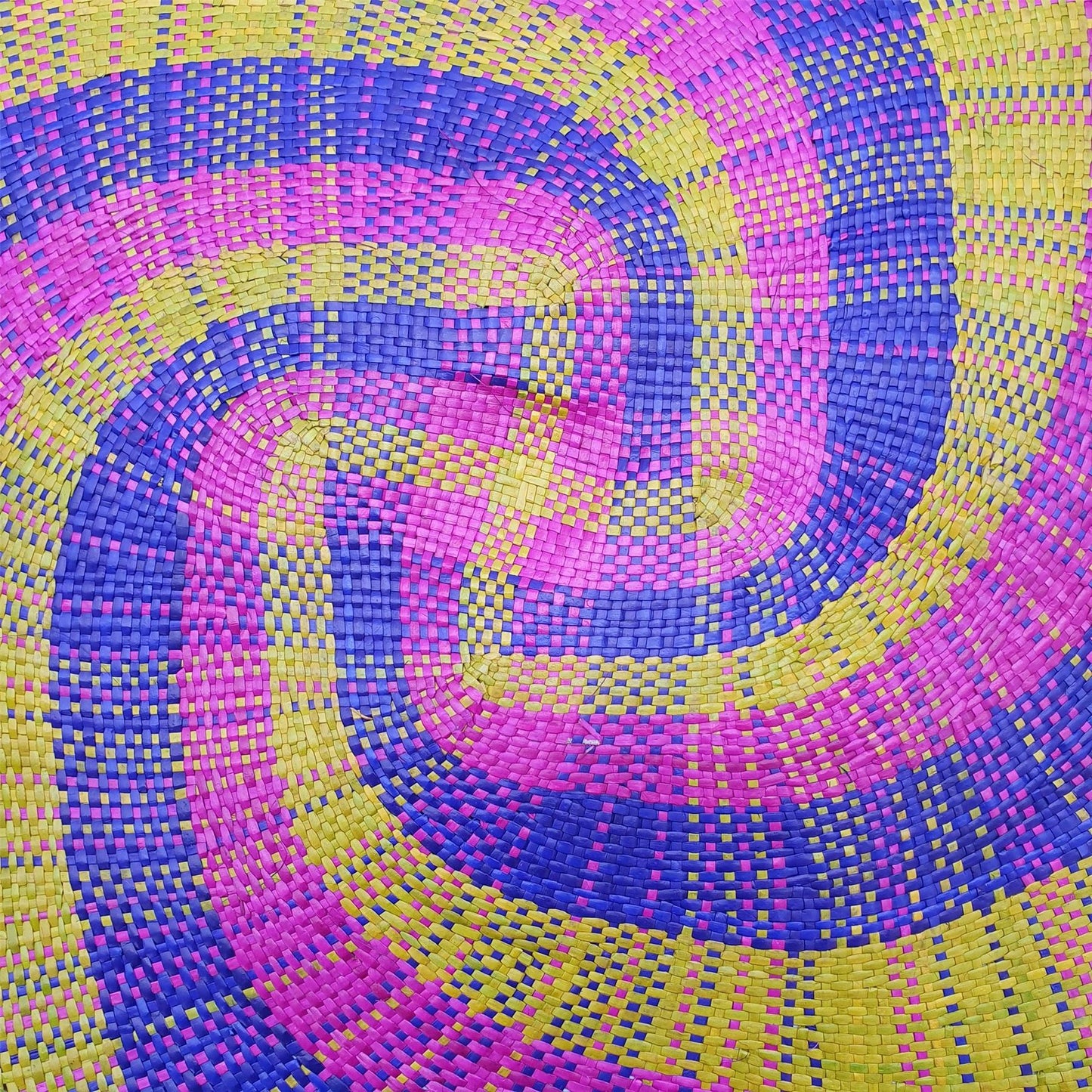 Multi Coloured Sabutan Mat Hat Base 70cm - HF006