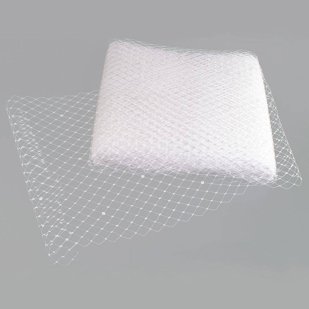 Sequin Merry Widow Veil 30cm x1m - BR008