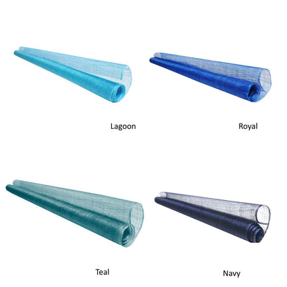 UK Made to Order Huge Sinamay Side Sweep Step Edge Brim Edge Slant Crown 46x40cm - HA086