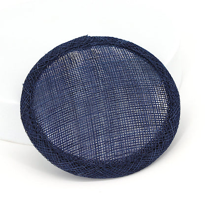 Sinamay Straw Round Fascinator Base 10.5cm - HB007