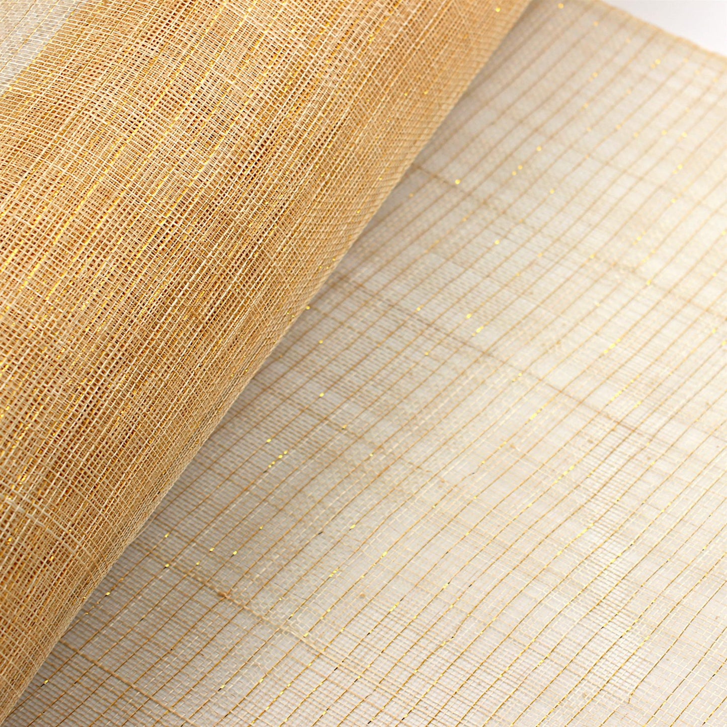 Hand Made Lurex Sinamay 90cm x 1m - FS066