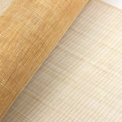 Hand Made Lurex Sinamay 90cm x 1m - FS066