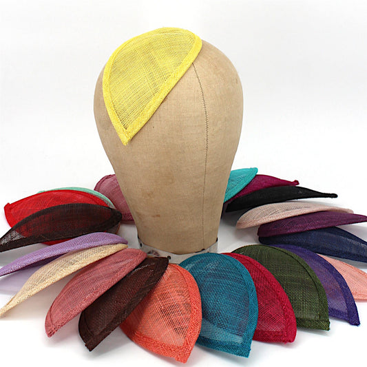 Sinamay Teardrop Fascinator Base 16cm - HB016