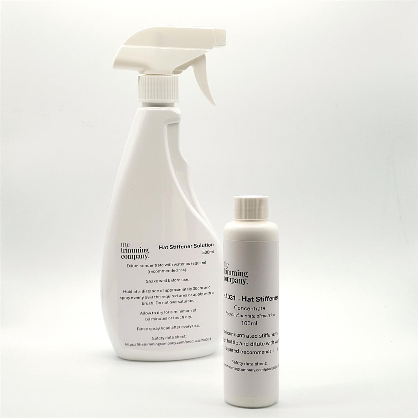 Hat Stiffener 500ml Inc Spray Bottle  x 2pcs - HA031