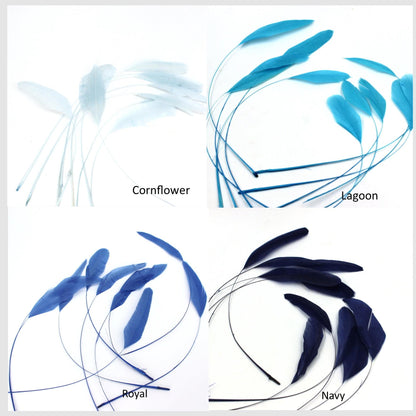 Teardrop Coq Feathers 17 to 25cm x 10pcs - CO017