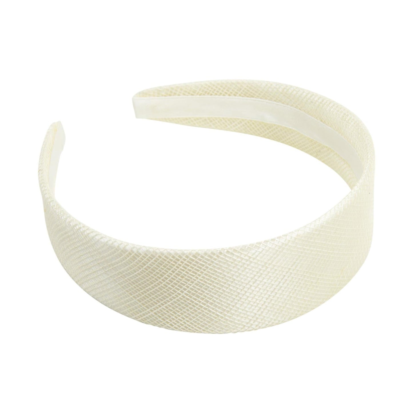 Sinamay Covered Satin Headband 37cm HB015