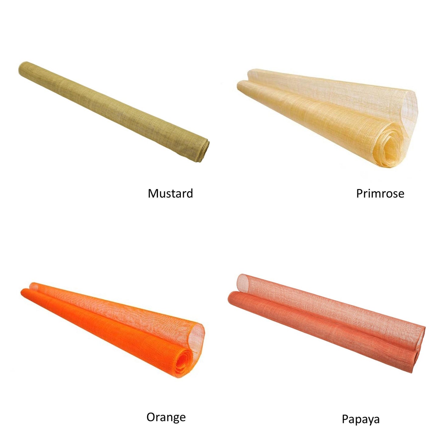 UK Made to Order Huge Sinamay Side Sweep Indented Brim Round Crown 49x47cm - HA085