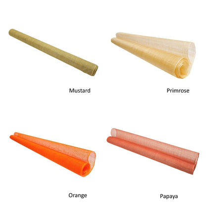 UK Made to Order Huge Sinamay Side Sweep Indented Brim Round Crown 49x47cm - HA085