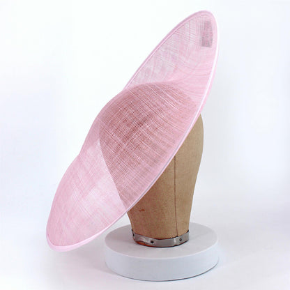 UK Made Sinamay Side Sweep Hat Base 43x45cm - HA080