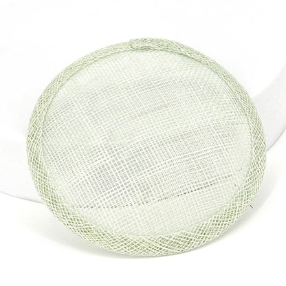 Sinamay Straw Round Fascinator Base 10.5cm - HB007