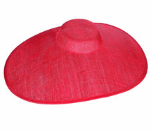 Load image into Gallery viewer, Sinamay Wide Fascinator Base 39 x 49cm HA082