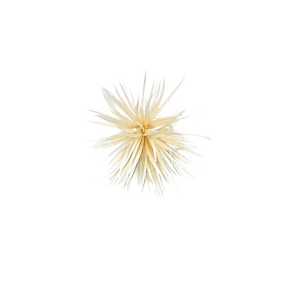Spiky Goose Biot Feather Flower 9cm FM093