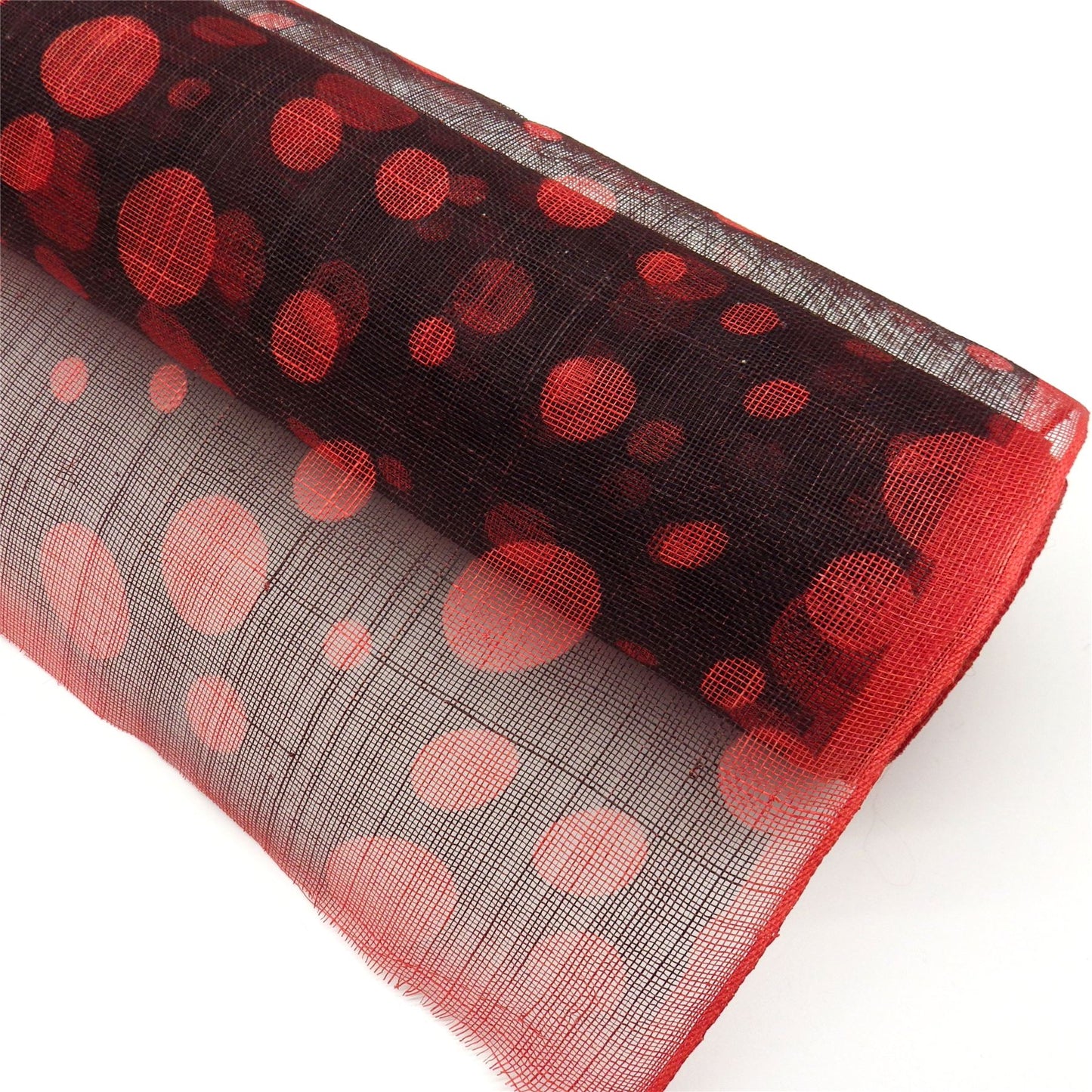 Spot Print Sinamay Fabric 90cm x 1m - FS047