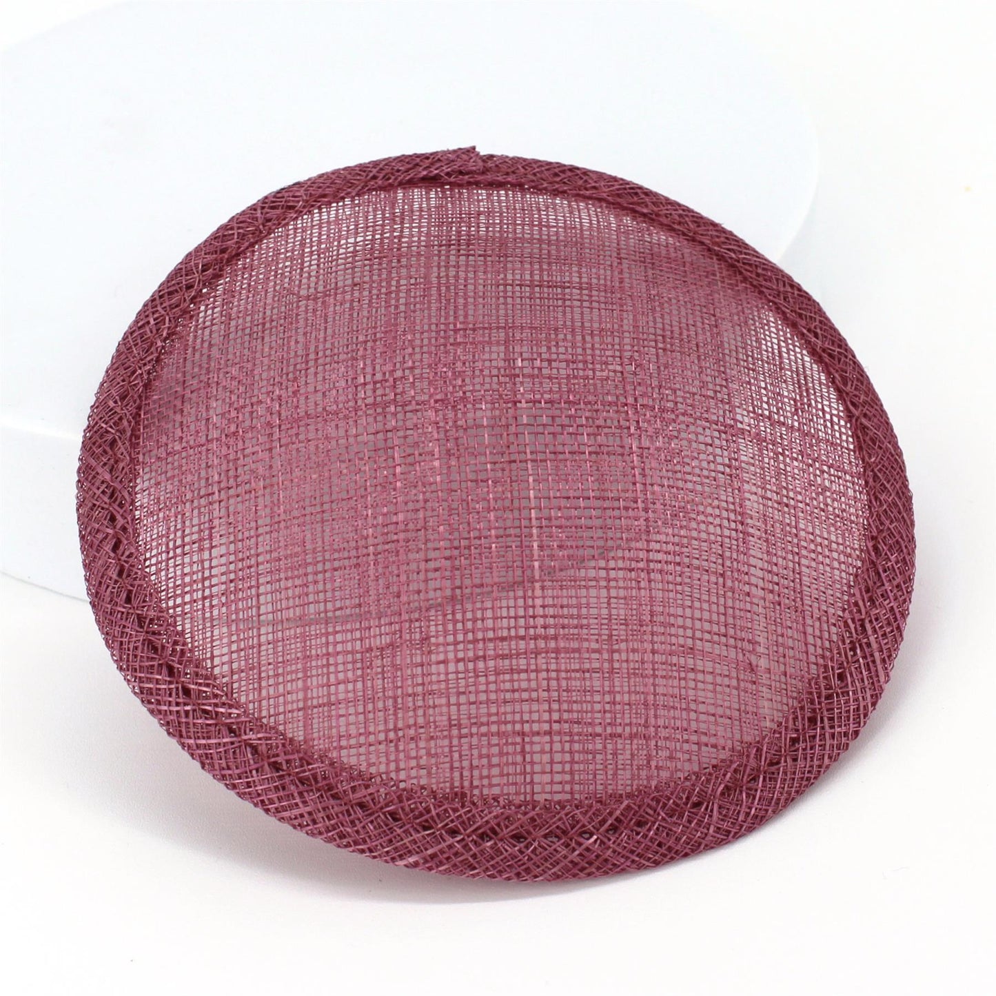 Sinamay Straw Round Fascinator Base 13.5cm - HB008