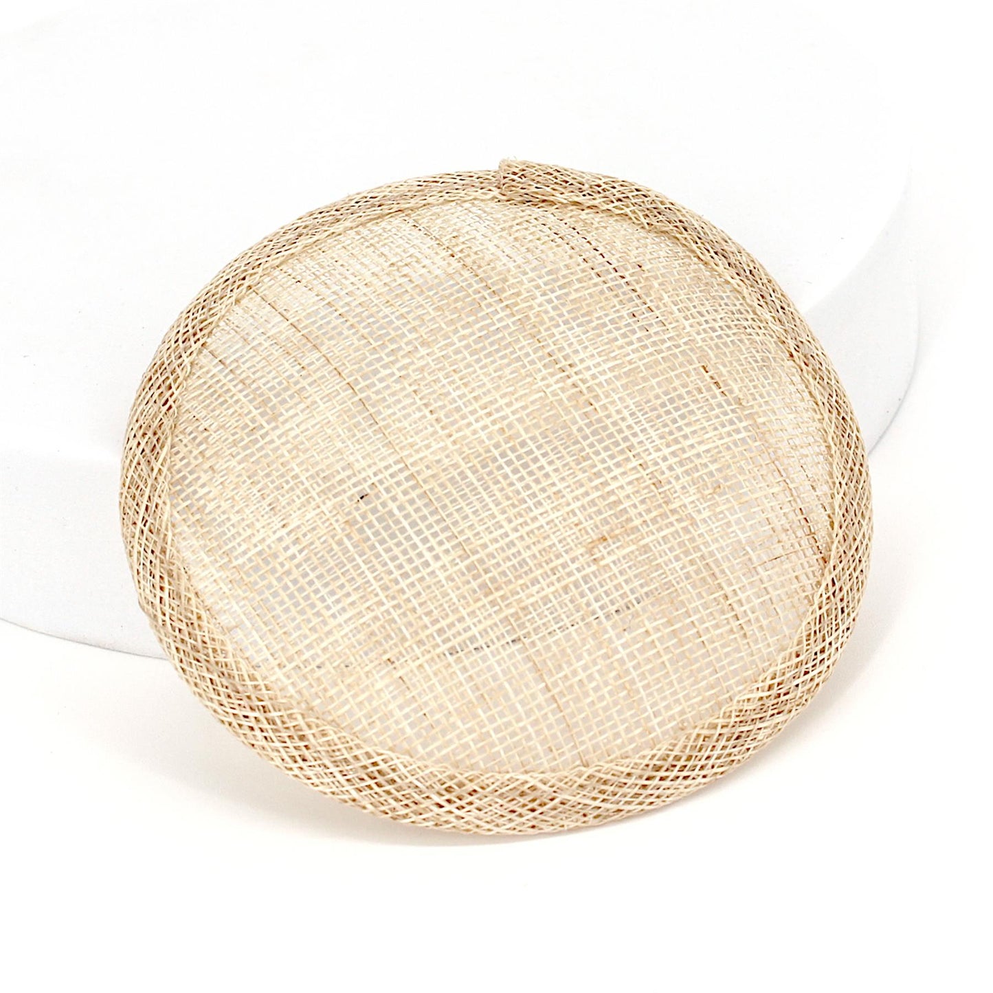 Sinamay Straw Round Fascinator Base 10.5cm - HB007
