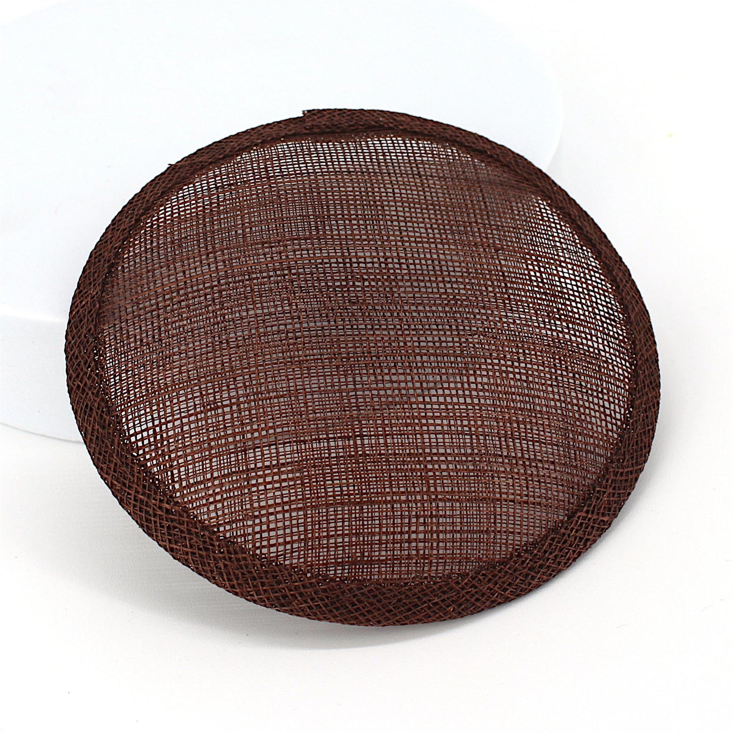 Sinamay Straw Round Fascinator Base 13.5cm - HB008