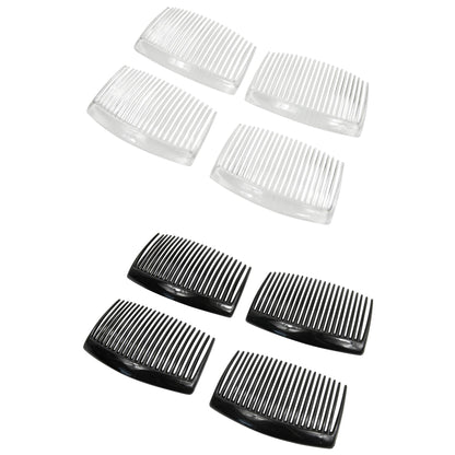 Plastic Comb 4.5 x 7.5cm 4pcs HB005