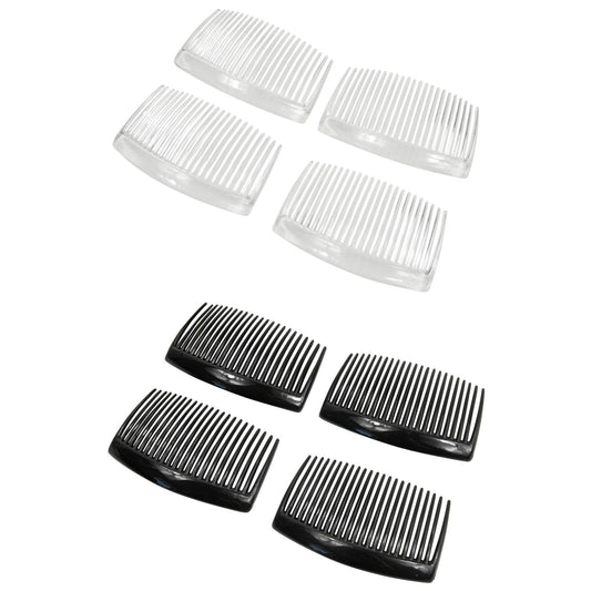 Plastic Comb 4.5 x 7.5cm 4pcs HB005