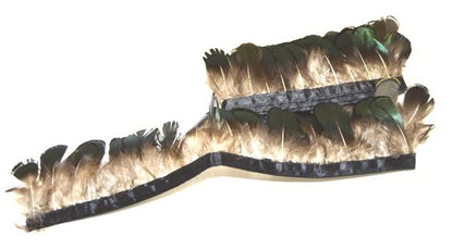 Natural Feather Fringe Lady Amhurst Neck FR005