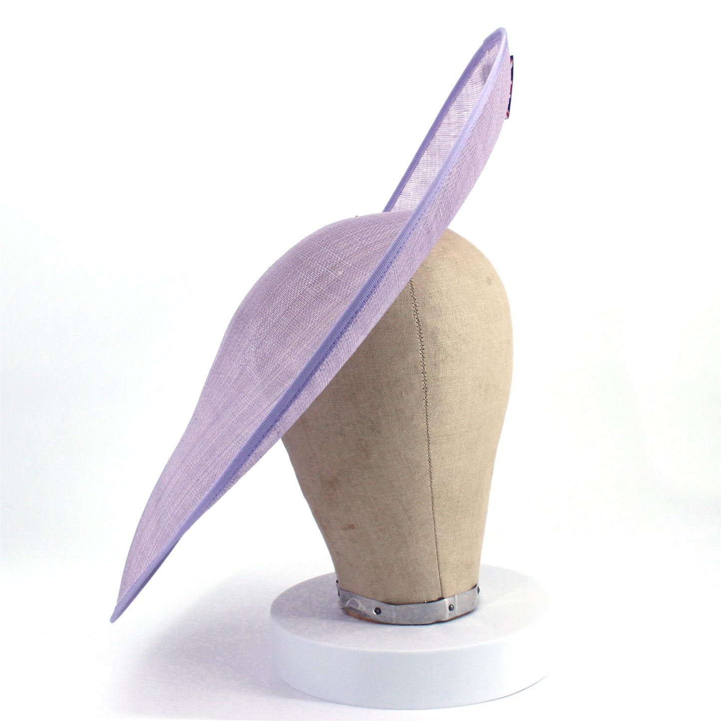 UK Made Sinamay Side Sweep Hat Base 43x45cm - HA080