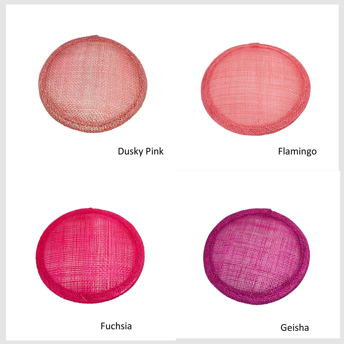 Sinamay Straw Fascinator Base 10cm - HB007