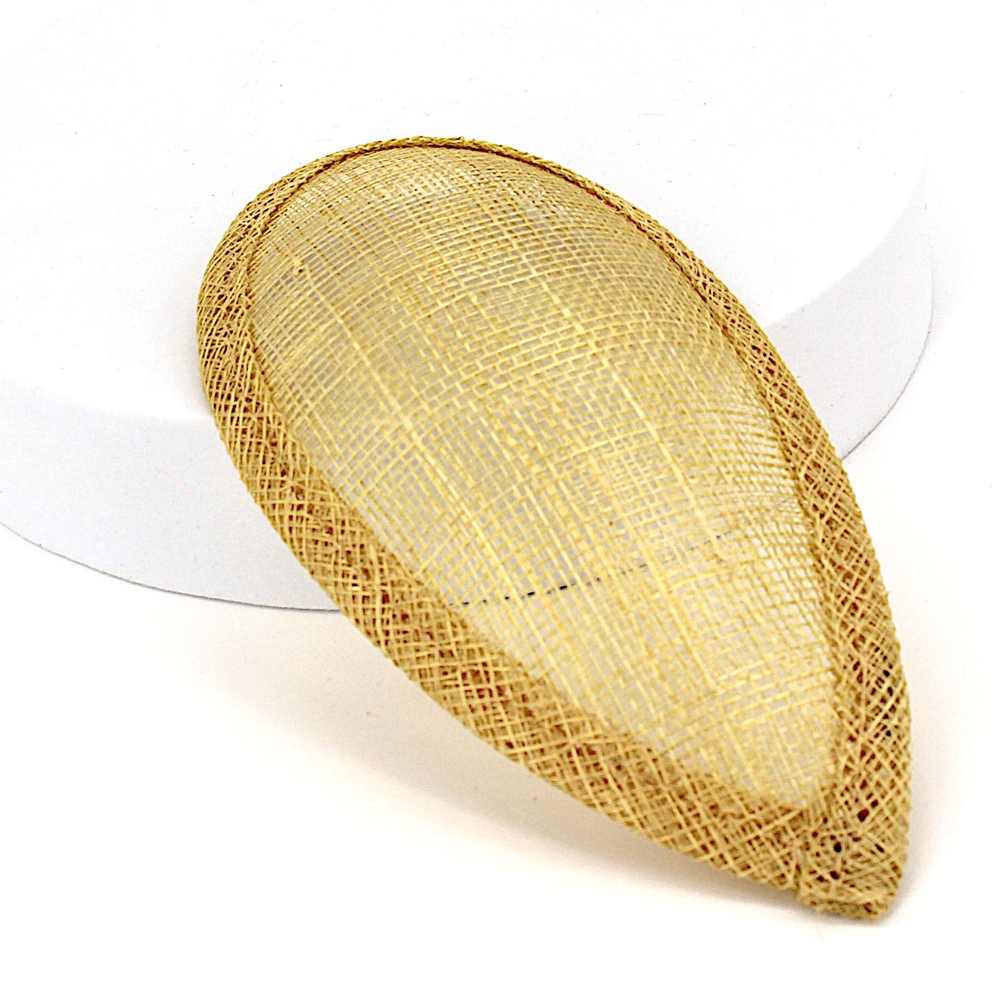 Sinamay Teardrop Fascinator Base 16cm - HB016