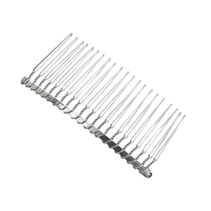 Large Wire Split Tooth Comb, 7.5cmx3.8cm HB003
