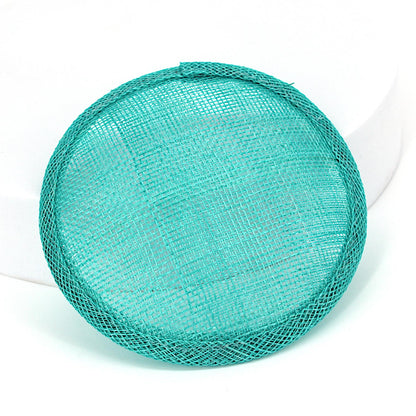 Sinamay Straw Round Fascinator Base 10.5cm - HB007