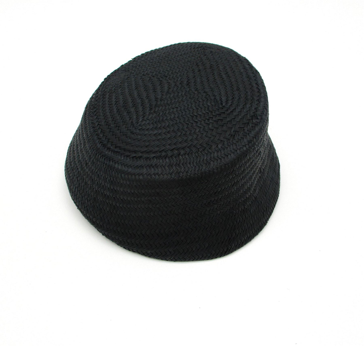 Buntal Straw Slanted Hat Base 17x19cm HA060