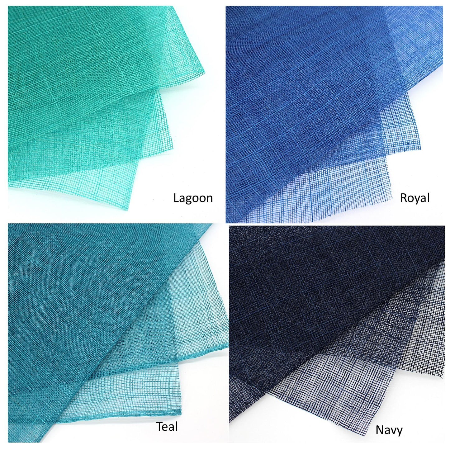 UK Made to Order Huge Sinamay Side Sweep Step Edge Brim Edge Slant Crown 46x40cm - HA086