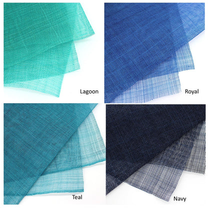 UK Made to Order Huge Sinamay Side Sweep Step Edge Brim Edge Slant Crown 46x40cm - HA086