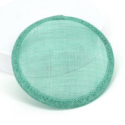 Sinamay Straw Round Fascinator Base 13.5cm - HB008