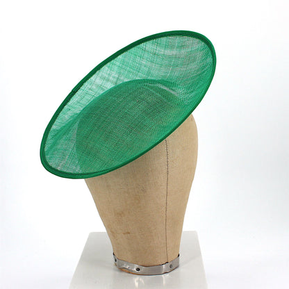 UK Made Sinamay Sweep Saucer Fascinator Base HA012